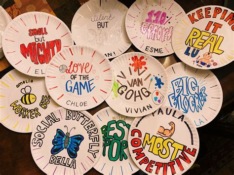 28 may 2017. . Paper plate award ideas sports